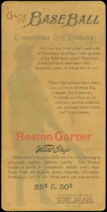 Picture, Helmar Brewing, H813-4 Boston Garter-Helmar Card # 21, Addie JOSS (HOF), Portrait, Cleveland Indians