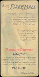 Picture, Helmar Brewing, H813-4 Boston Garter-Helmar Card # 22, Larry 