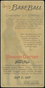 Picture, Helmar Brewing, H813-4 Boston Garter-Helmar Card # 25, Jack CHESBRO (HOF), Portrait, New York Highlanders