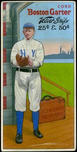 Picture of Helmar Brewing Baseball Card of Jack CHESBRO (HOF), card number 25 from series H813-4 Boston Garter-Helmar