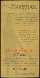 Picture, Helmar Brewing, H813-4 Boston Garter-Helmar Card # 29, Eddie PLANK (HOF), Portrait, Philadelphia Athletics