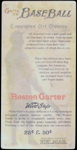 Picture, Helmar Brewing, H813-4 Boston Garter-Helmar Card # 2, Roger BRESNAHAN (HOF), Portrait, New York Giants