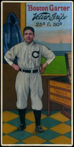 Picture of Helmar Brewing Baseball Card of Joe TINKER (HOF), card number 35 from series H813-4 Boston Garter-Helmar