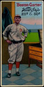 Picture of Helmar Brewing Baseball Card of Heinie Groh, card number 36 from series H813-4 Boston Garter-Helmar