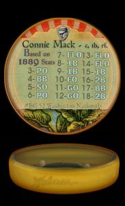 Picture, Helmar Brewing, H813-4 Boston Garter-Helmar Card # 52, Connie MACK (HOF), 2.5