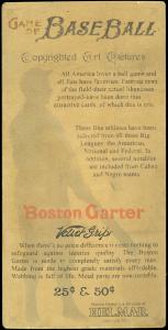 Picture, Helmar Brewing, H813-4 Boston Garter-Helmar Card # 8, Walter JOHNSON (HOF), Portrait, Washington Senators