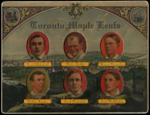 Picture, Helmar Brewing, Helmar 6 Up Die-Cut Card # 41, Fred Mitchell; Mike Kelly; Moose Grimshaw; Wee Willie KEELER (HOF); Dick Rudolph; Jim Mcginley;, EL EASTERN, Toronto Maple Leafs