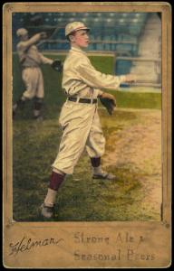 Picture of Helmar Brewing Baseball Card of Smokey Joe Wood, card number 24 from series Helmar Brewing Co. Cabinet