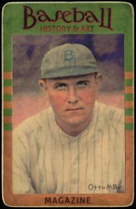 Picture of Helmar Brewing Baseball Card of Otto Miller, card number 30 from series Helmar Brewing Co. Cabinet