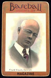Picture, Helmar Brewing, Helmar Cabinet Card # 39, Frank Navin, Portrait, Detroit Tigers