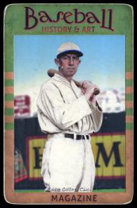 Picture, Helmar Brewing, Helmar Cabinet Card # 52, Eddie COLLINS, Bat on shoulder, Chicago White Sox