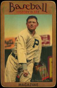 Picture of Helmar Brewing Baseball Card of Gavvy Cravath, card number 54 from series Helmar Brewing Co. Cabinet