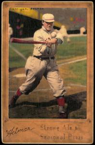 Picture of Helmar Brewing Baseball Card of Bill Carrigan, card number 6 from series Helmar Brewing Co. Cabinet