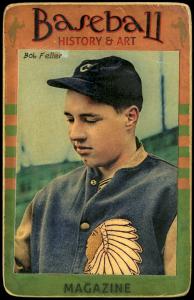 Picture of Helmar Brewing Baseball Card of Bob FELLER, card number 81 from series Helmar Brewing Co. Cabinet