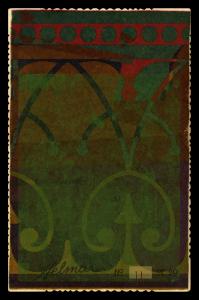 Picture, Helmar Brewing, Helmar Cabinet III Card # 35, Daffy Dean, mitt on knee, St. Louis Cardinals