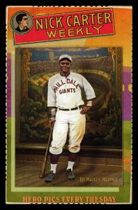 Picture, Helmar Brewing, Helmar Cabinet III Card # 45, Biz MACKEY (HOF), leaning on bat, Hilldale Giants