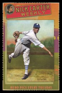 Picture, Helmar Brewing, Helmar Cabinet III Card # 74, Ray BROWN, End of throw, Homestead Grays