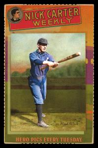 Picture, Helmar Brewing, Helmar Cabinet III Card # 88, Willie KEELER (HOF), All blue uniform, bat out, New York Highlanders