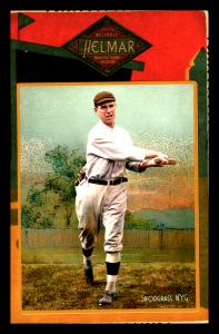 Picture, Helmar Brewing, Helmar Cabinet II Card # 2, Fred Snodgrass, Batting follow through, New York Giants