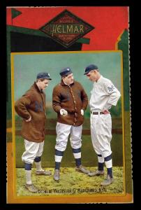 Picture, Helmar Brewing, Helmar Cabinet II Card # 39, Mike Donlin, Libe Washburn, Rube MARQUARD, Together, New York Giants