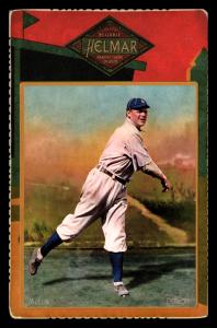 Picture, Helmar Brewing, Helmar Cabinet II Card # 82, George Mullin, Throwing follow through, Detroit Tigers