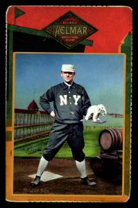 Picture, Helmar Brewing, Helmar Cabinet II Card # 92, John McGRAW (HOF), Holding elephant statue, New York Giants