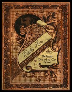 Picture, Helmar Brewing, Helmar Imperial Cabinet Card # 120, Arky VAUGHAN (HOF), bat, back to rail, Pittsburgh Pirates