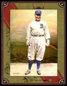 Picture, Helmar Brewing, Helmar Imperial Cabinet Card # 135, Hughie JENNINGS (HOF), Standing with smile, Detroit Tigers