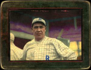 Picture of Helmar Brewing Baseball Card of Chief Meyers, card number 15 from series Helmar Imperial Cabinet
