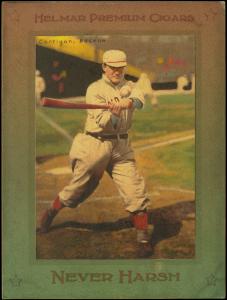 Picture of Helmar Brewing Baseball Card of Bill Carrigan, card number 25 from series Helmar Imperial Cabinet