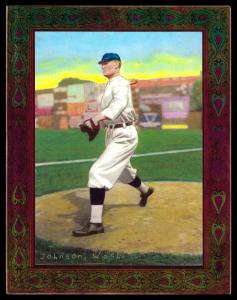 Picture of Helmar Brewing Baseball Card of Walter JOHNSON (HOF), card number 32 from series Helmar Imperial Cabinet