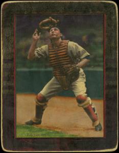 Picture, Helmar Brewing, Helmar Imperial Cabinet Card # 41, Rudy York, Catching, Detroit Tigers