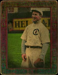 Picture of Helmar Brewing Baseball Card of Frank CHANCE, card number 45 from series Helmar Imperial Cabinet