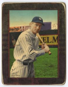 Picture, Helmar Brewing, Helmar Imperial Cabinet Card # 54, Earle COMBS, Batting pose, New York Yankees