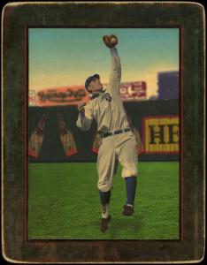 Picture, Helmar Brewing, Helmar Imperial Cabinet Card # 58, George Moriarty, Jumping, Detroit Tigers