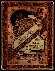 Picture, Helmar Brewing, Helmar Imperial Cabinet Card # 76, Deacon WHITE (HOF), Bat on shoulder, Detroit Wolverines