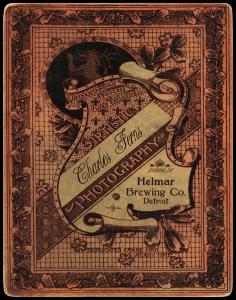 Picture, Helmar Brewing, Helmar Imperial Cabinet Card # 94, Charles Ebbetts, Art Portrait Mag ad in back, Brooklyn Superbas