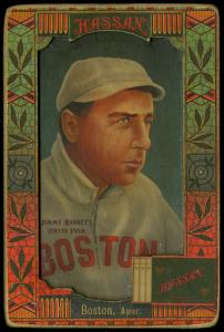 Picture of Helmar Brewing Baseball Card of Jimmy Barrett, card number 10 from series Helmar Oasis
