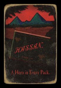 Picture, Helmar Brewing, Helmar Oasis Card # 119, Addie JOSS (HOF), Light Green background, Cleveland Naps
