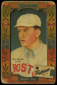 Picture of Helmar Brewing Baseball Card of Ray Collins, card number 12 from series Helmar Oasis