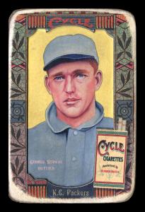 Picture of Helmar Brewing Baseball Card of George Stovall, card number 140 from series Helmar Oasis