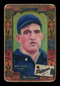 Picture of Helmar Brewing Baseball Card of Hippo Vaughn, card number 165 from series Helmar Oasis