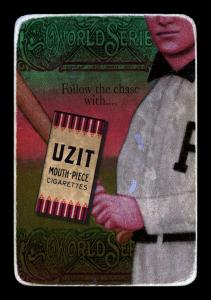 Picture, Helmar Brewing, Helmar Oasis Card # 196, Grover Cleveland ALEXANDER (HOF), Purple background, Philadelphia Phillies