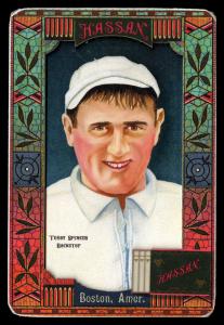 Picture, Helmar Brewing, Helmar Oasis Card # 19, Tubby Spencer, White cap, Boston Red Sox