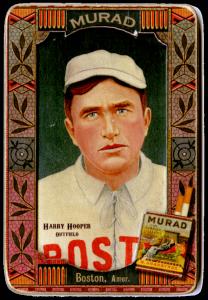 Picture, Helmar Brewing, Helmar Oasis Card # 1, Harry HOOPER (HOF), White cap, Boston Red Sox