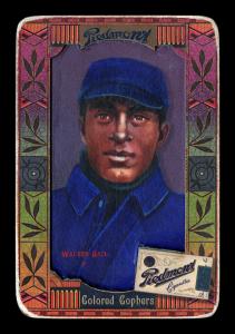 Picture of Helmar Brewing Baseball Card of Walter Ball, card number 205 from series Helmar Oasis