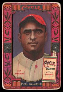 Picture of Helmar Brewing Baseball Card of Sam Bankhead, card number 224 from series Helmar Oasis