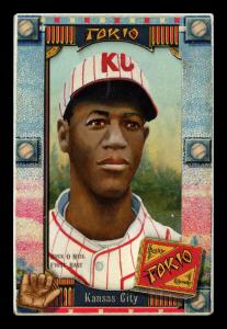 Picture of Helmar Brewing Baseball Card of Buck O'Neil, card number 299 from series Helmar Oasis