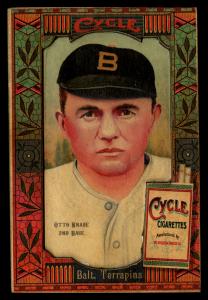 Picture of Helmar Brewing Baseball Card of Otto Knabe, card number 309 from series Helmar Oasis