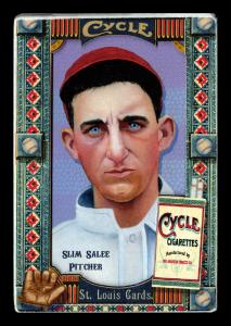 Picture of Helmar Brewing Baseball Card of Slim Sallee, card number 322 from series Helmar Oasis